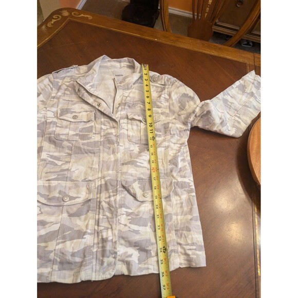 Kenzie Women's Camo Full Zip Utility Jacket  Front Pockets Gray Size Large - Picture 4 of 16